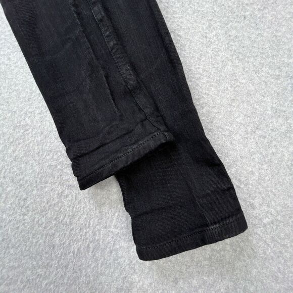 Railcar Fine Good Monrovia Jeans Womens 26 Black Selvedge Raw Denim Skinny USA - Picture 10 of 15